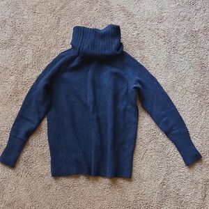 Navy Blue Turtleneck Sweater